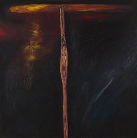 Jiri Georg Dokoupil  (Czech, b. 1954) Man Under Sun, 1983
