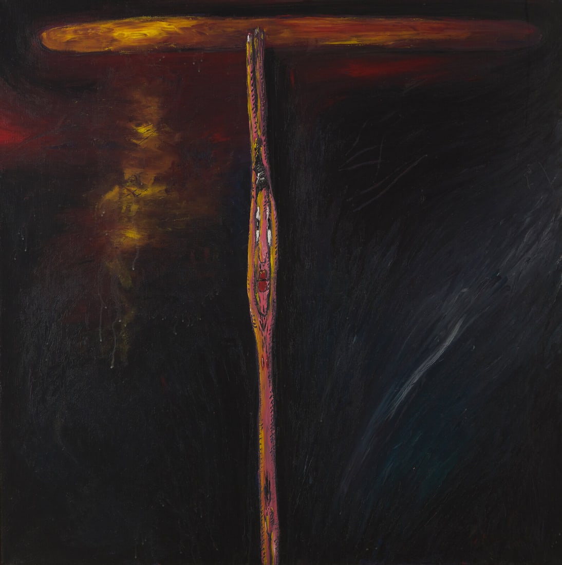 Jiri Georg Dokoupil  (Czech, b. 1954) Man Under Sun, 1983 (1 of 3)