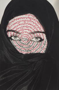 Shirin Neshat (Iranian, b. 1957) I Am Its Secret, 1993: Shirin Neshat (Iranian, b. 1957) I Am Its Secret, 1993 c-print artist proof; signed 14 x 11 inches. The Estate of Ruth Miles Pite This lot is located in Philadelphia. Provenance: The Artist and Annina