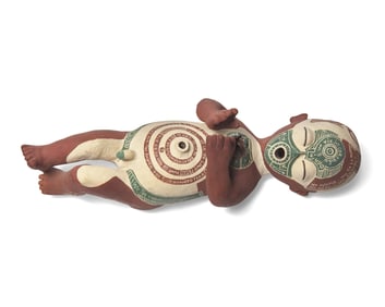 Kukuli Velarde (Peruvian, b. 1962) Baby VI (from the series We, the Canonized Ones), 1994