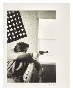 Larry Clark (American, b. 1943) Tulsa, 1972: Larry Clark (American, b. 1943) Tulsa, 1972 complete portfolio of ten gelatin silver prints with title page and original folding case each: signed and numbered 36/50 in ink each: 8 x 10 inches. (or th