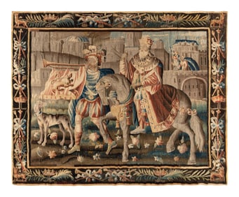 An Aubusson Historical Tapestry