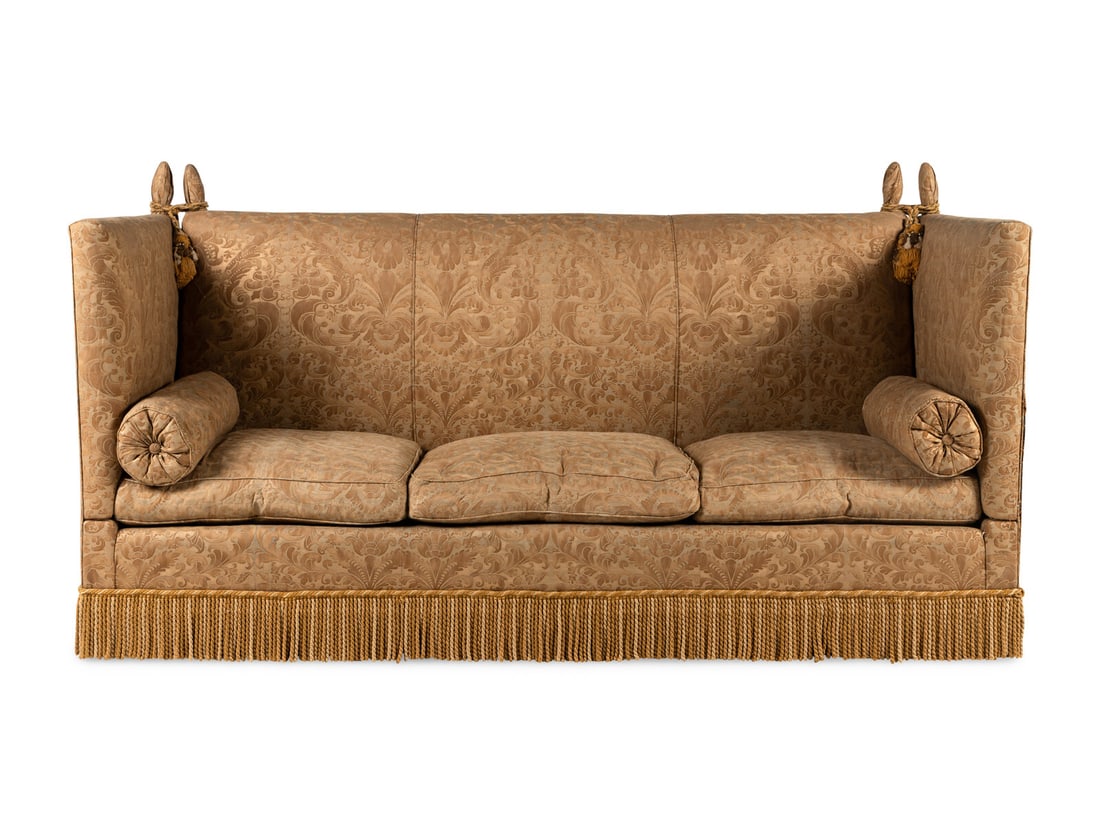 A Three-Cushion Knole Sofa with Fortuny Upholstery (1 of 11)