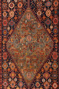 A Malayer Kelleh Rug: A Malayer Kelleh Rug Northwest Persia, Circa 1900 15 feet 10 inches x 8 feet 1 inch. Property from a Main Line Philadelphia Private Collector, with Interiors Designed by William R. Eubanks This lot is