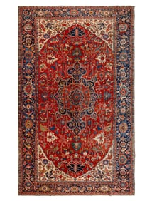 A Heriz Rug