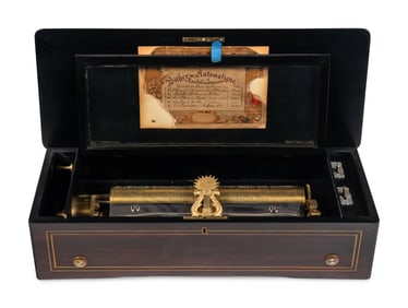 A Zither Automatique Mandoline Expressive Music Box