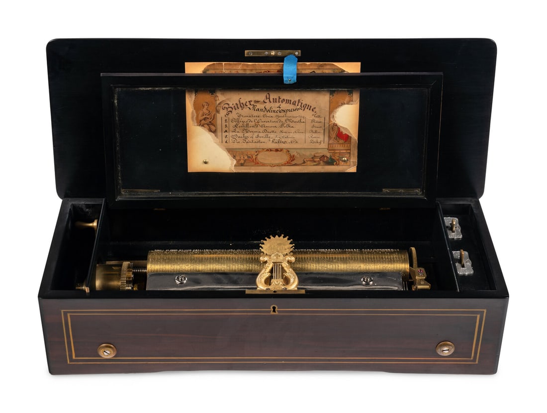 A Zither Automatique Mandoline Expressive Music Box (1 of 5)