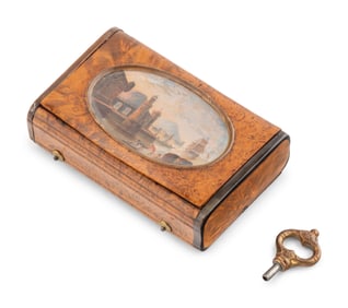 A Laurencekirk Musical Snuff Box