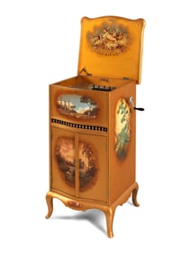 A Regina Style 40 15 1/2 inch Disk Music Box