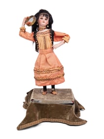 A Dancing Tambourine Player Automaton by Lambert