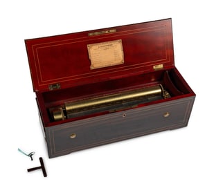 A Piano Forte and Hidden Bells Music Box by Malignon