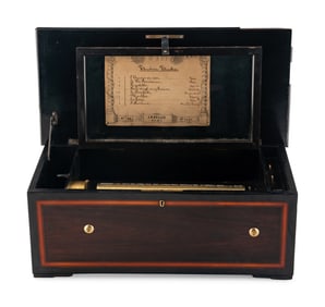 A Hidden Drum and Bell Music Box by J.H. Heller