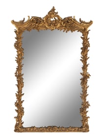 An Italian Giltwood Pier Mirror