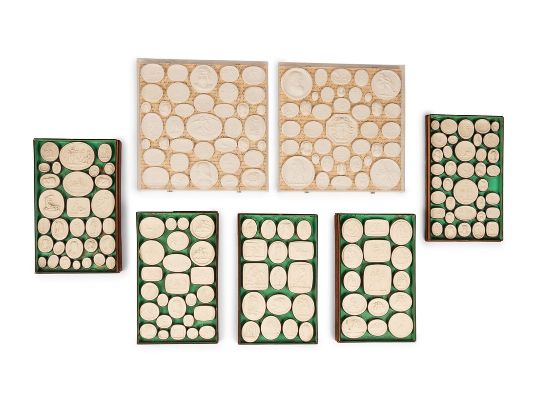 A Collection of Grand Tour Plaster Intaglios (1 of 3)