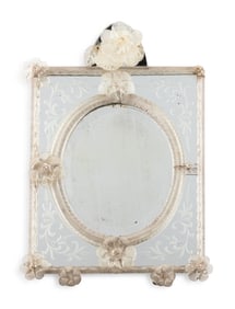A Venetian Glass Dressing Mirror