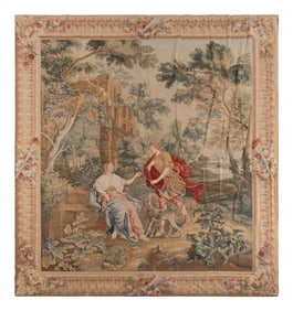 A Continental Wool Tapestry