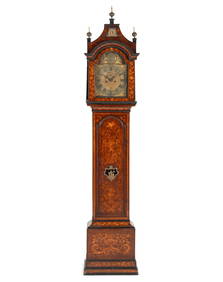 A Dutch Marquetry Longcase Clock with Associated English Movement (1 of 4)
