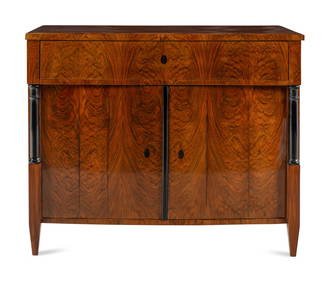 An Austrian Walnut and Part-Ebonized Bureau Commode (1 of 5)