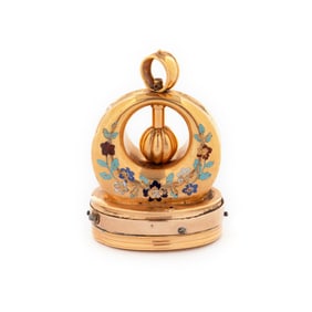 A Gold Musical Fob Seal