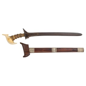 Large and Ornate Danganan Ceremonial Kris
