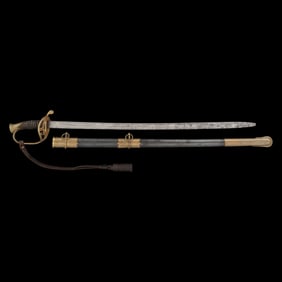 Thomas Leech & Co Floating CS Staff & Field Officers Sword