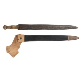 Confederate Variant Naval Cutlass attributed to Leech & Rigdon