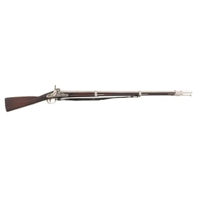 US Springfield Model 1828 (1816 Type III) Conversion Musket with Tinned Finish