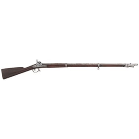 Confederate Cleaned & Repaired (C&R) Marked US Model 1842 Musket with "&" and "Z" Inspection Marks