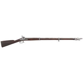 Confederate Cleaned & Repaired (C&R) Marked US Model 1842 Musket with "&" and "Z" Inspection Marks (1 of 9)