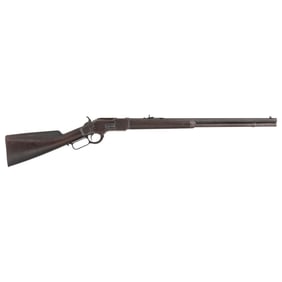 Winchester Late 2nd Model 1873 Rifle with Single Set Trigger and Shotgun Butt in .38-40