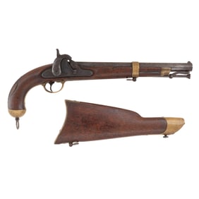 US Model 1855 Pistol Carbine with Matching Numbered Stock