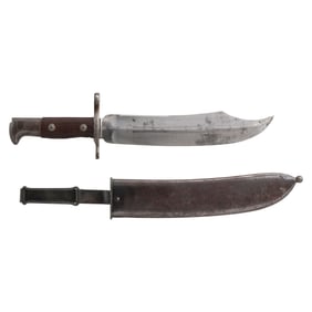 US Model 1900 Krag Bowie Bayonet & Scabbard