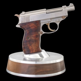 *John Martz Custom Baby P.38 Pistol with Combination Display & Accessories Storage Stand