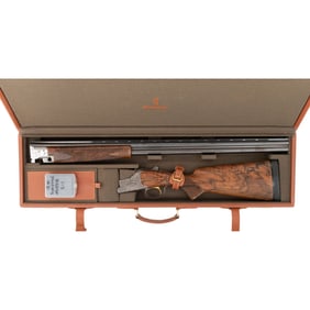 *Browning B25 Diana Grade Superposed 12 Gauge Shotgun in Travel Case - Consecutively Serial Numbered