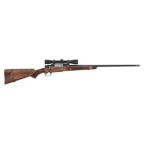 *Custom Jerome Glimm Engraved Mauser Rifle with W.C. Strutz Octagonal Barrel