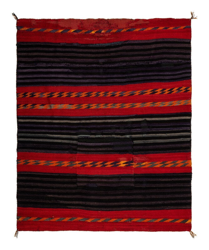 Navajo Moki Pattern Weaving / Rug (1 of 2)