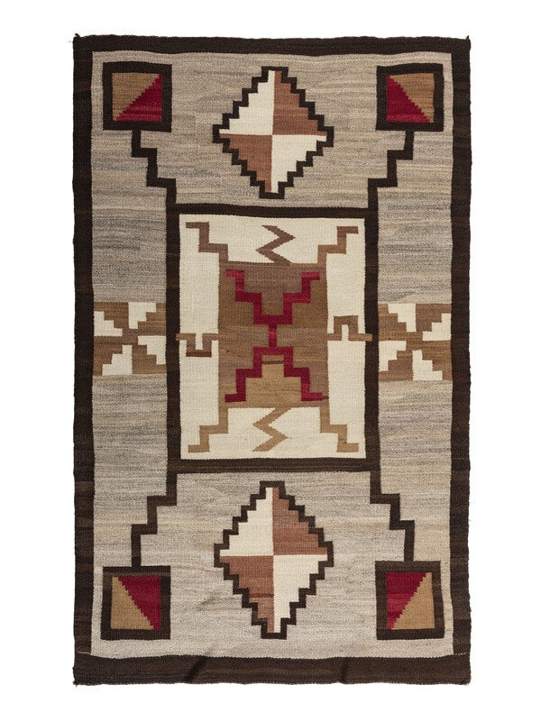 Navajo Storm Pattern Weaving / Rug (1 of 2)