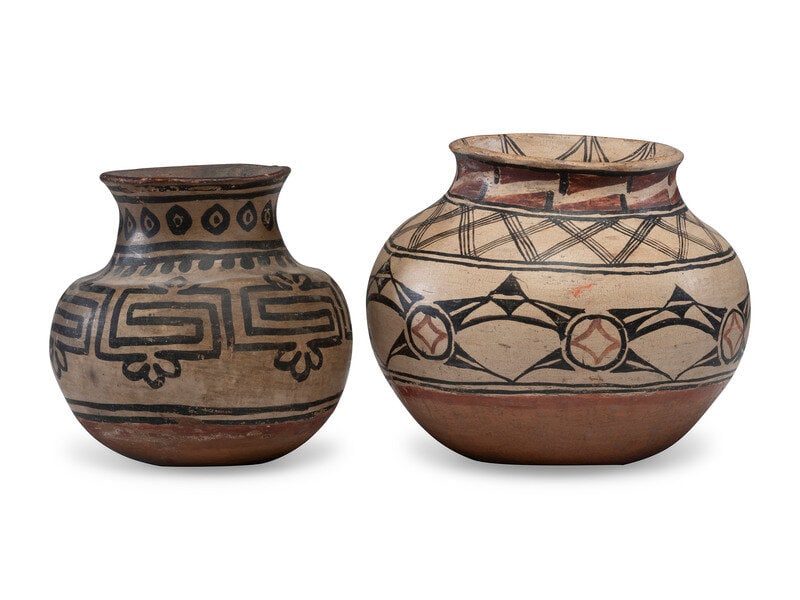 Tesuque Pottery Jars (1 of 3)