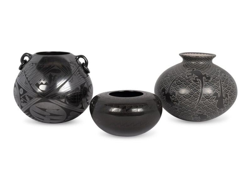 Ruben Rodriguez 
(Mexican, 20th century)
Mata Ortiz Pottery, PLUS (1 of 6)