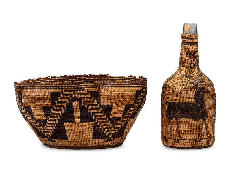 Northern California Basket and Basketry Bottle (1 of 3)