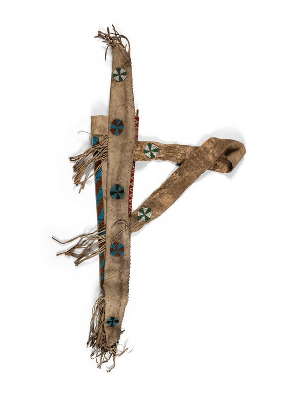 Central Plains Beaded Hide Quiver and Bowcase (1 of 2)