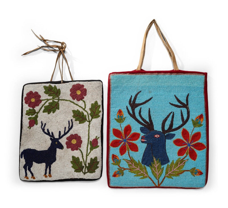Plateau Beaded Flat Bags, Elk (1 of 2)