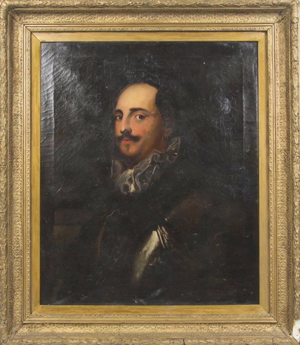 Continental School, (19th century), Portrait of a : Continental School (19th century) Portrait of a Gentleman oil on canvas 29 1/2 x 24 1/2 inches.