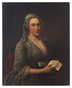 English School 18th Century, Portrait of Anne Harrison Willing (1684-1747)