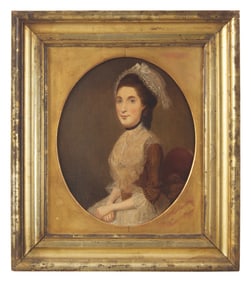 English School 18th Century, Portrait Of A Lady