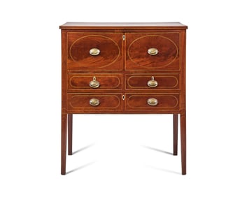 A Federal Inlaid Mahogany Lady's Writing Desk