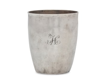 A Rare Federal Silver Julep Cup