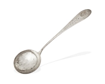 A Federal Bright-Cut Silver Punch Ladle