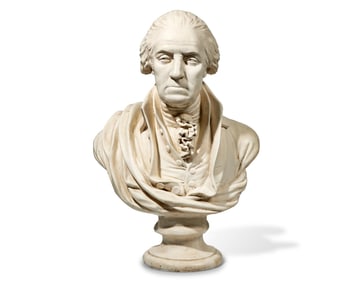 After William Rush (1756-1833), A Plaster Bust Of George Washington
