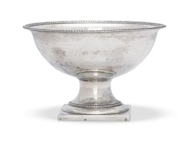 A Federal Silver Waste Bowl